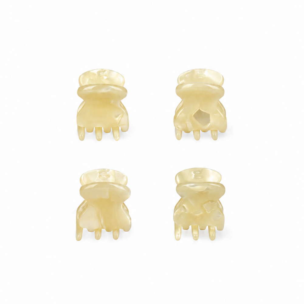 4er Pack gillie Mini Clips Beige