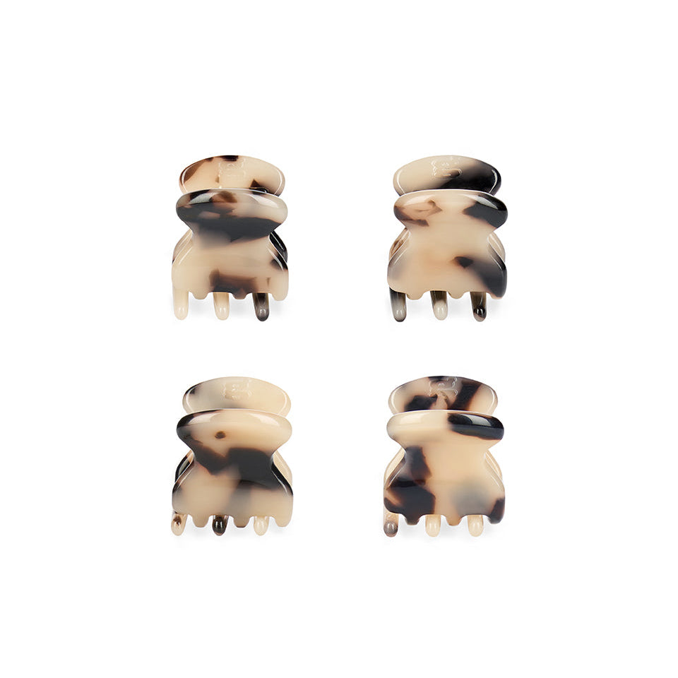 4er Pack gillie Mini Clips Beige