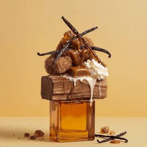 gillie Liquid Gold Hair & Body Mist mit Karamell, Vanille, Amber und cremigen Gourmand Duftnoten